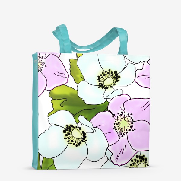 Сумка-шоппер «Анемоны - нежные цветы»