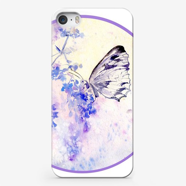 Чехол iPhone «бабочка в круге»