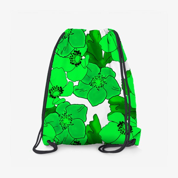 Рюкзак «Зеленые анемоны»