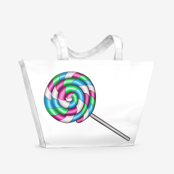 Пляжная сумка «Разноцветный Леденец»