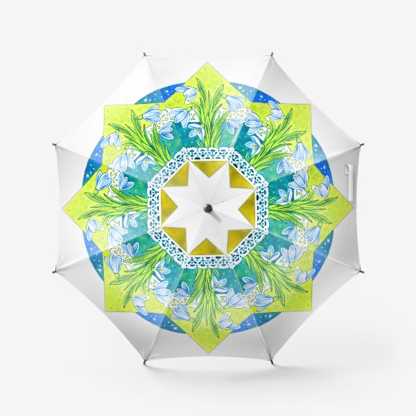 Зонт «Цветы Подснежники»