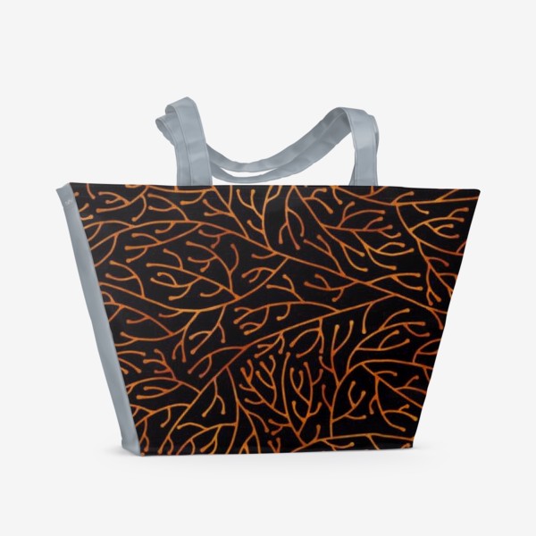 Пляжная сумка «Осенний коралл»