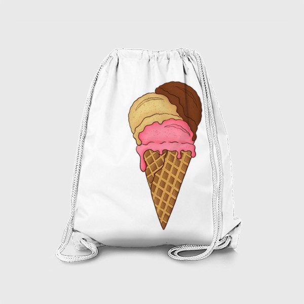 Рюкзак «Мороженое в рожке»