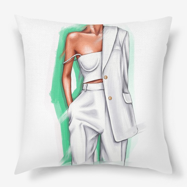 Подушка «Белый костюм»