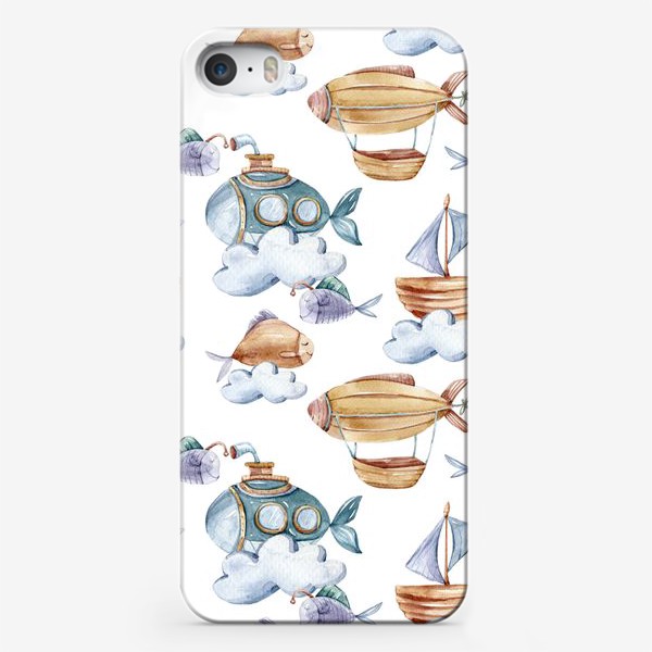 Чехол iPhone «Корабли и подводные лодки»