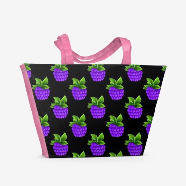Пляжная сумка «Фиолетовые ягоды»