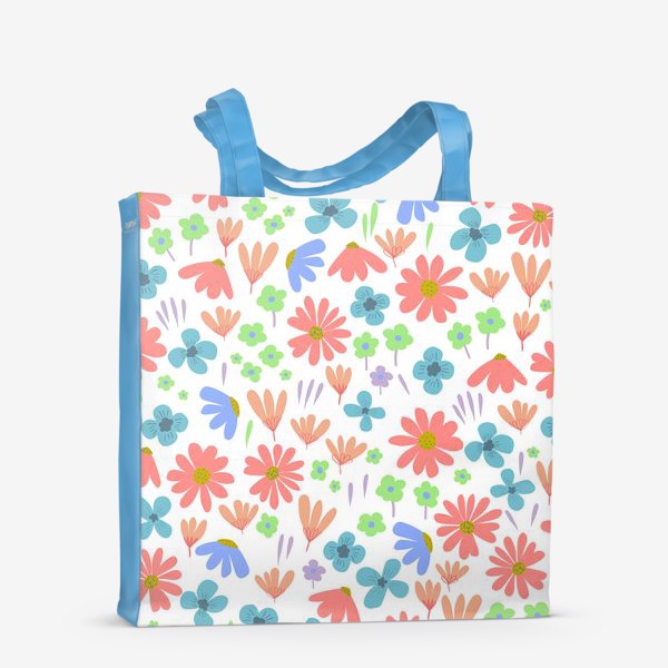 Сумка-шоппер «цветочная поляна»
