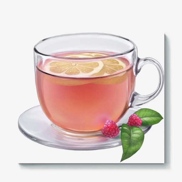 Холст «Чашка чая»