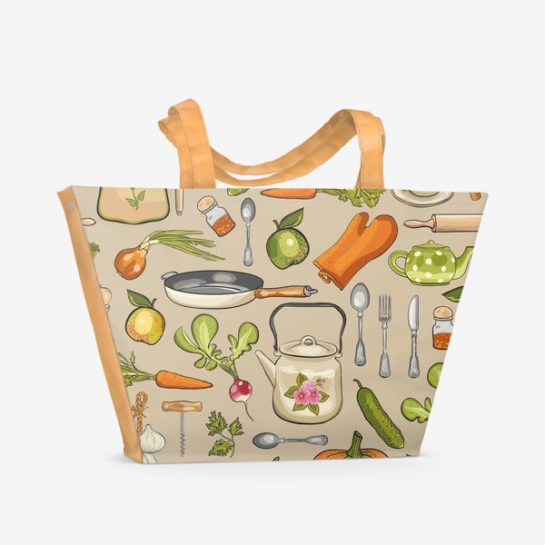 Пляжная сумка «Retro kitchen»