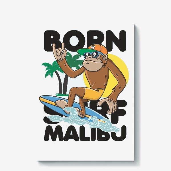 Холст «Malibu - By ziba»