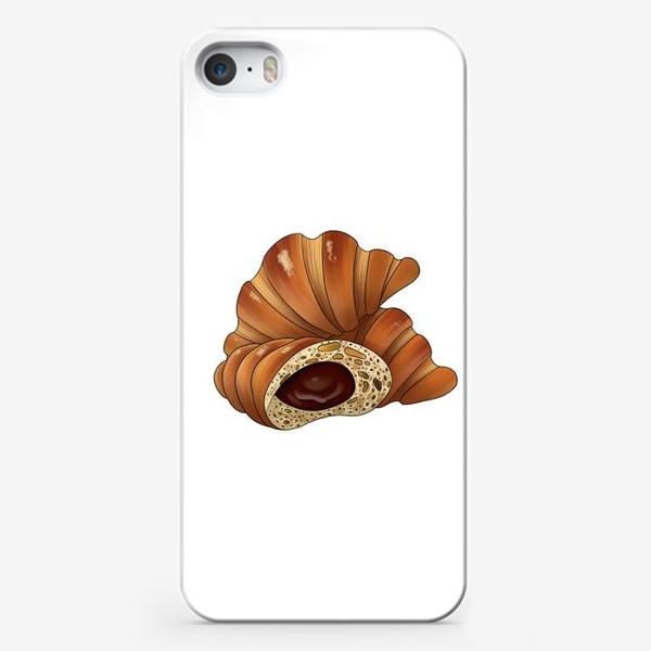 Чехол iPhone «аппетитные круассаны с шоколадом»