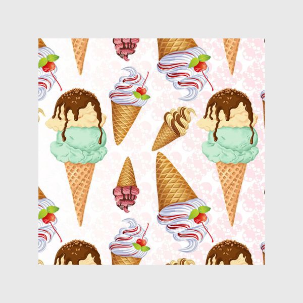 Шторы «Мороженое в рожке»