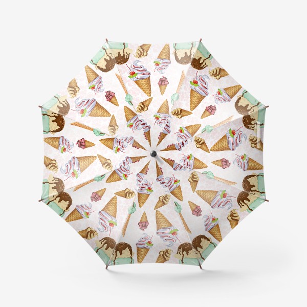 Зонт «Мороженое в рожке»