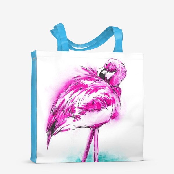 Сумка-шоппер «Фламинго. Птицы»