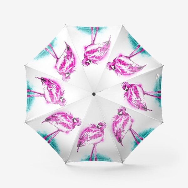 Зонт «Фламинго. Птицы»