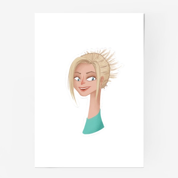 Постер «Весёлая блонди»