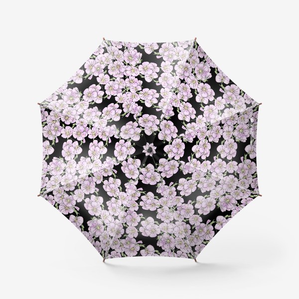 Зонт «Розовые незабудки»