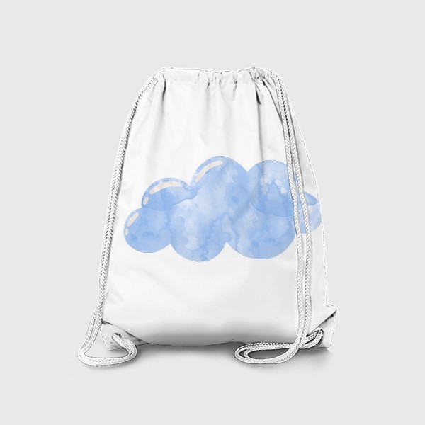 Рюкзак «Голубое акварельное облако»