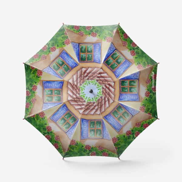Зонт «Домик летом»