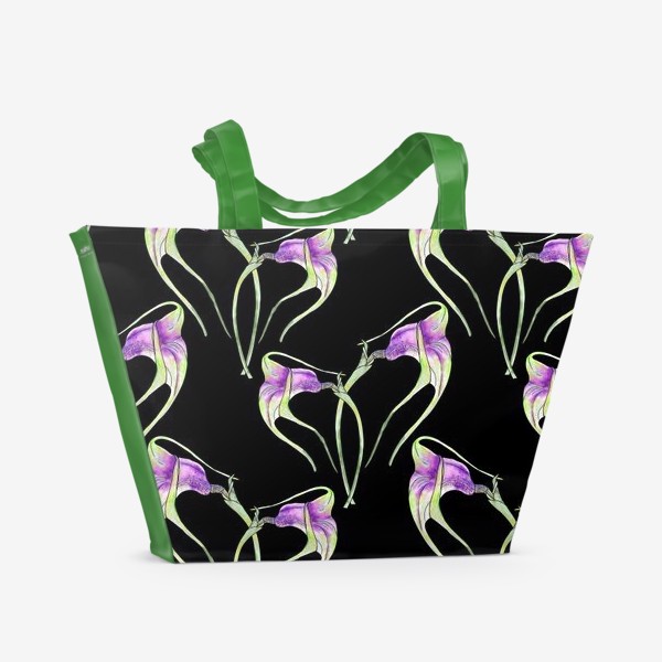 Пляжная сумка «Розовые орхидеи»