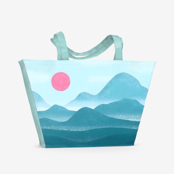 Пляжная сумка «Туманные горы»