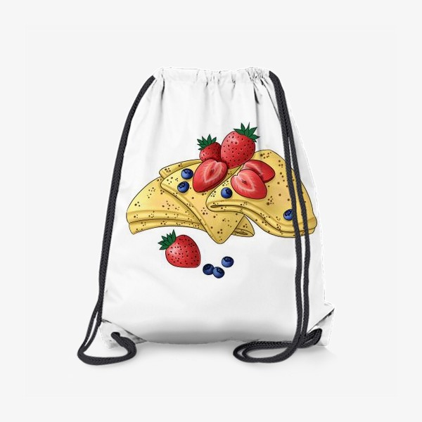 Рюкзак «вкусные блинчики с ягодами»