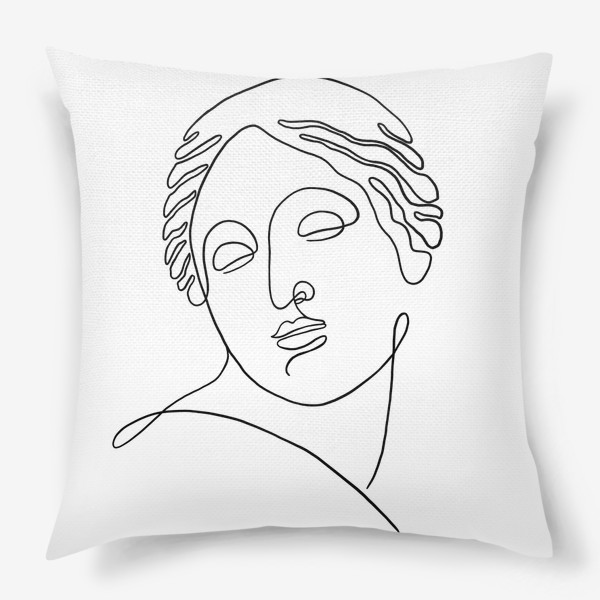 Подушка «Античная женщина»