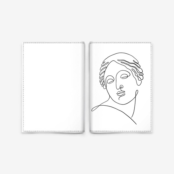 Обложка для паспорта «Античная женщина»