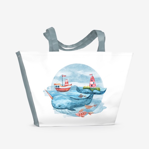 Пляжная сумка &laquo;Морское путешествие&raquo;