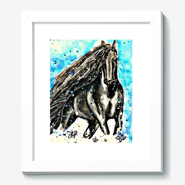 Картина «Черная лошадь»