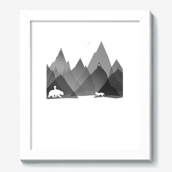 Картина «Лесные Друзья. Медведь и Девочка.»