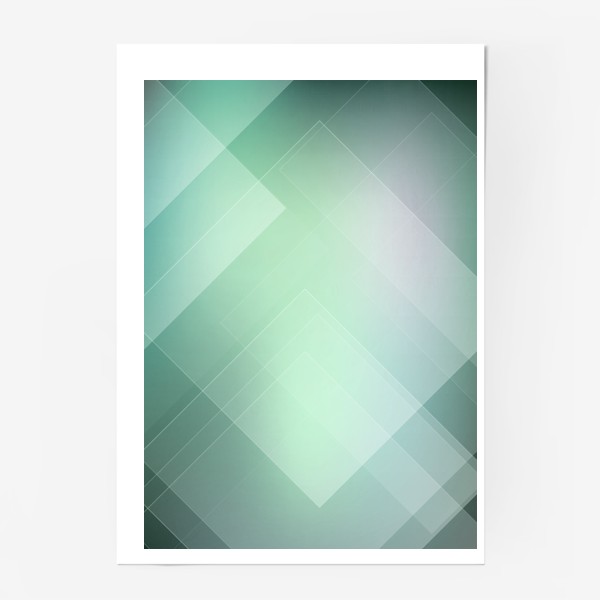 Постер «Геометрия, абстракция и цвет»