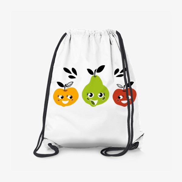 Рюкзак «Весёлые фрукты: яблоко и груша»