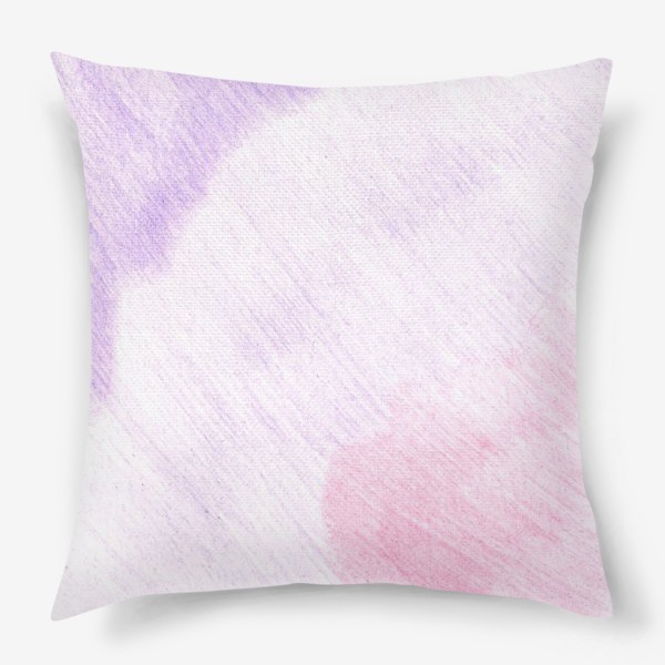 Подушка «Розово-сиреневый коллаж»