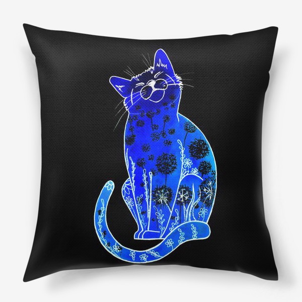 Подушка «Синий кот»