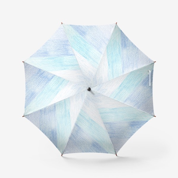 Зонт «Сине-голубые переливы»