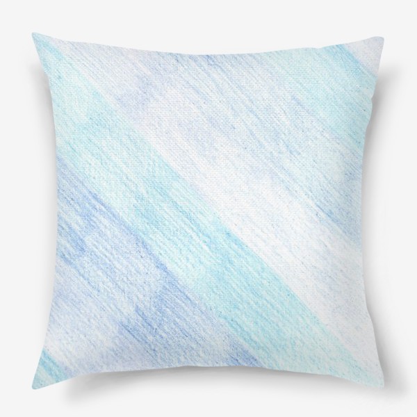 Подушка «Сине-голубые переливы»
