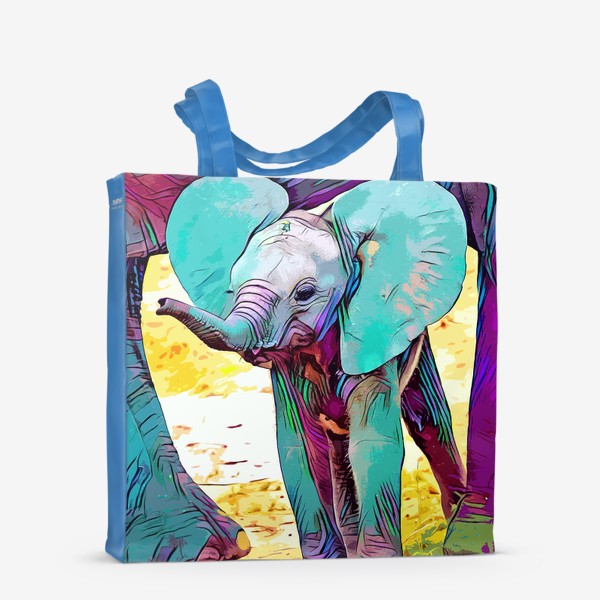 Сумка-шоппер «Радужный слоник»