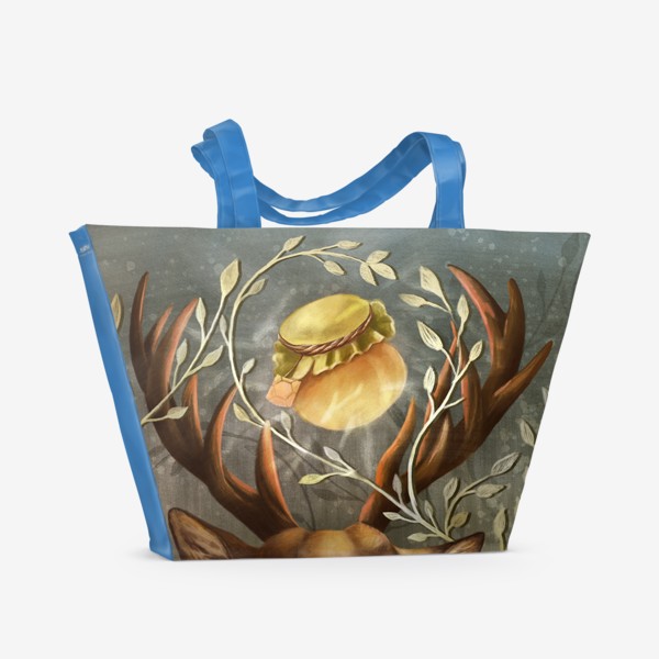 Пляжная сумка «Олень-Друид»