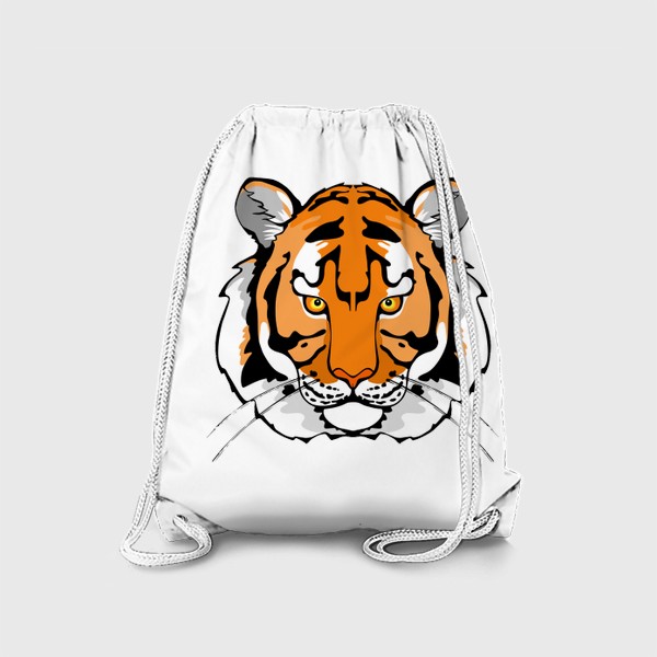 Рюкзак «Тигр на прозрачном фоне.»