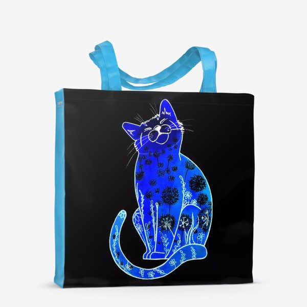 Сумка-шоппер &laquo;Синий кот&raquo;