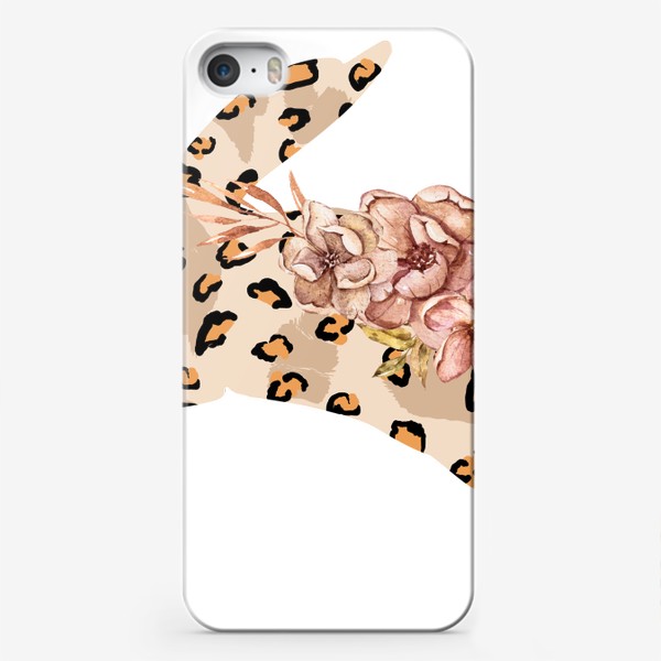 Чехол iPhone «Леопардовый заяц»