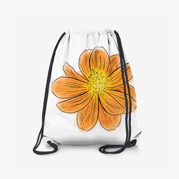 Рюкзак «Оранжевый цветок»