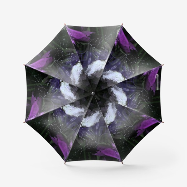 Зонт «Ночные пионы»