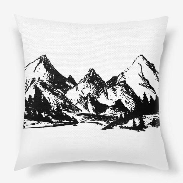 Подушка «Горы и Скалы»