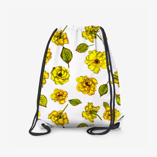 Рюкзак «Дождь из желтых роз»
