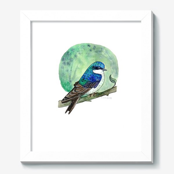 Картина «Птица древесная ласточка»