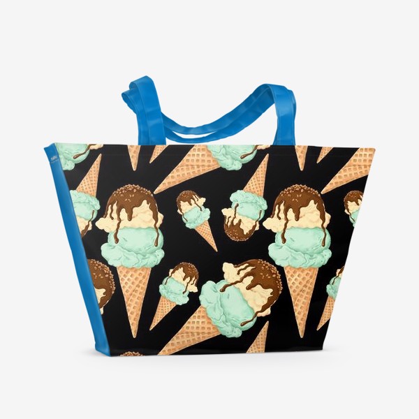 Пляжная сумка «Любимое мороженое»