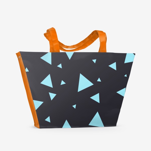 Пляжная сумка &laquo;Геометрия, абстракция и цвет&raquo;