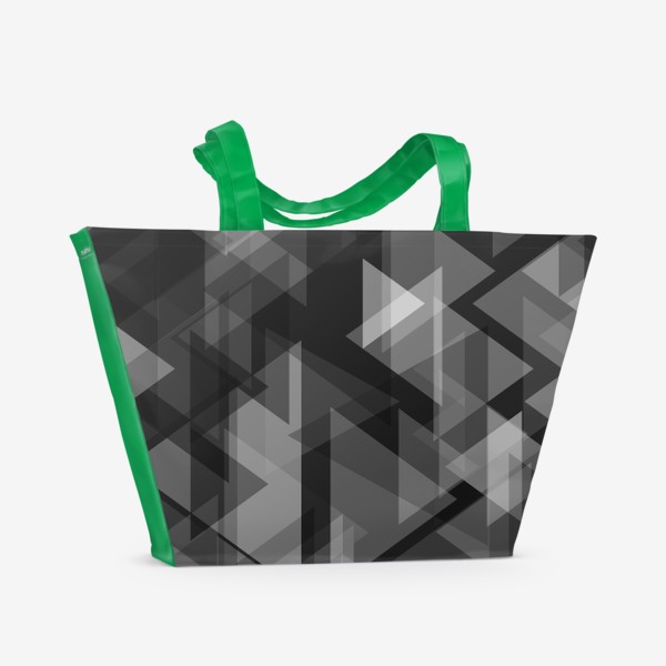 Пляжная сумка &laquo;Геометрия, абстракция и цвет&raquo;